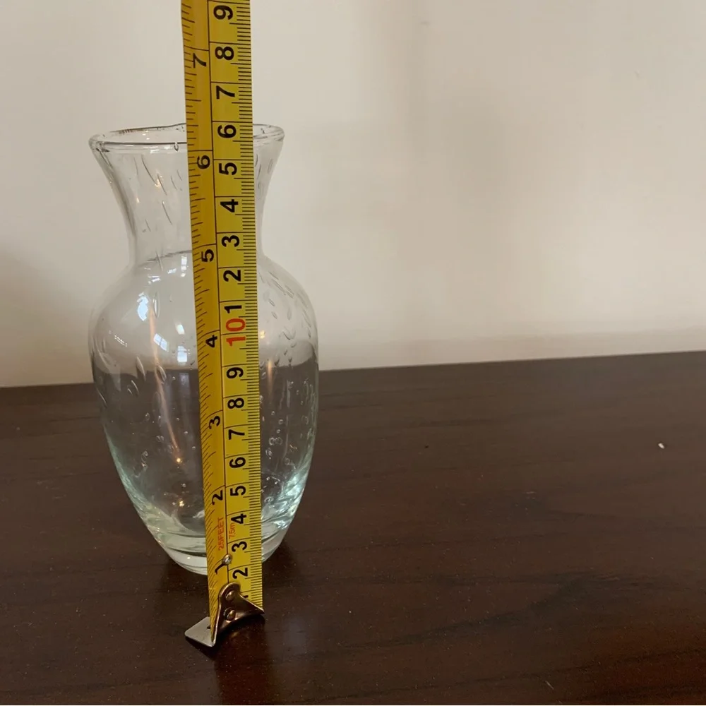 4/$15 one small glass vase